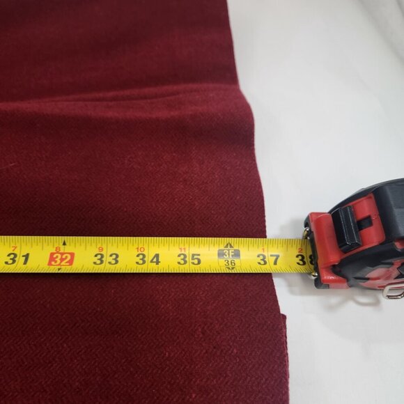 Vintage Wine Red Handmade Pea Coat Womens Small - Picture 15 of 15